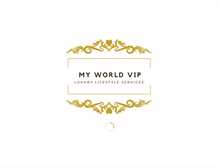 Tablet Screenshot of myworldvip.com